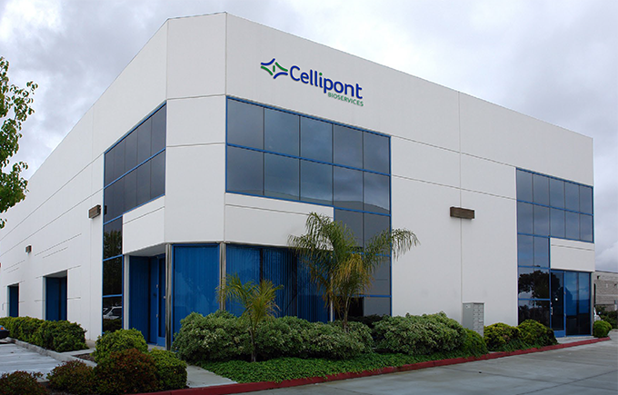 Cellipont Bioservices cell therapy facility near San Diego